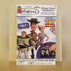 Colorforms Disney-Pixar Toy Story 4 Sticker Story Adventure Set Toy Fun! *Read